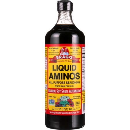Bragg Non-Gmo Liquid Aminos Soy Protein Seasoning 32 Fl Oz