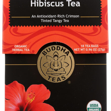 Buddha Teas Organic Hibiscus Tea 18 Count