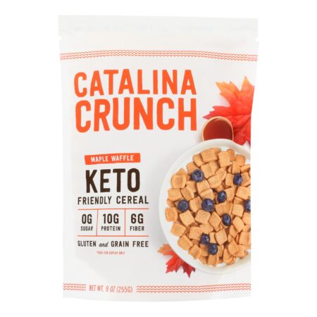 Catalina Crunch Keto Friendly Cereal Maple Waffle 9 oz.