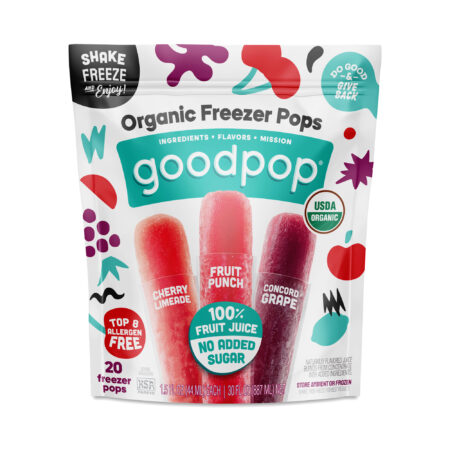 Goodpop Organic Freezer Pops Variety 20 Pops