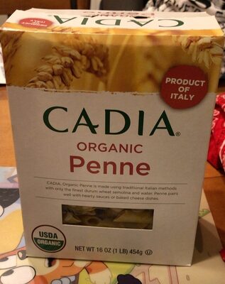 Cadia Organic Penne 16 oz.